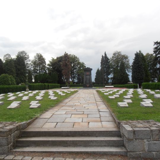 Monument to Red Army at Opava cemetery