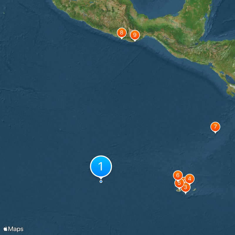100th meridian west Map