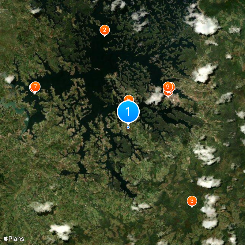 El Peñón de Guatapé Map