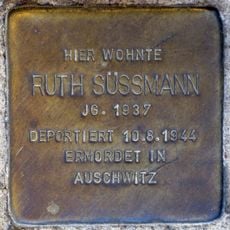 Stolperstein dedicated to Ruth Süssmann