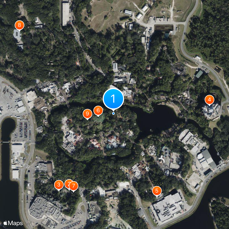 Disney's Animal Kingdom Mappa