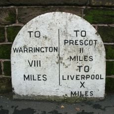 Milestone On Skew Bridge