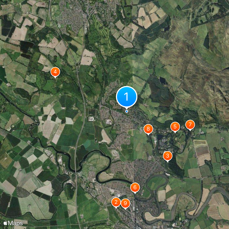 Bridge of Allan Map