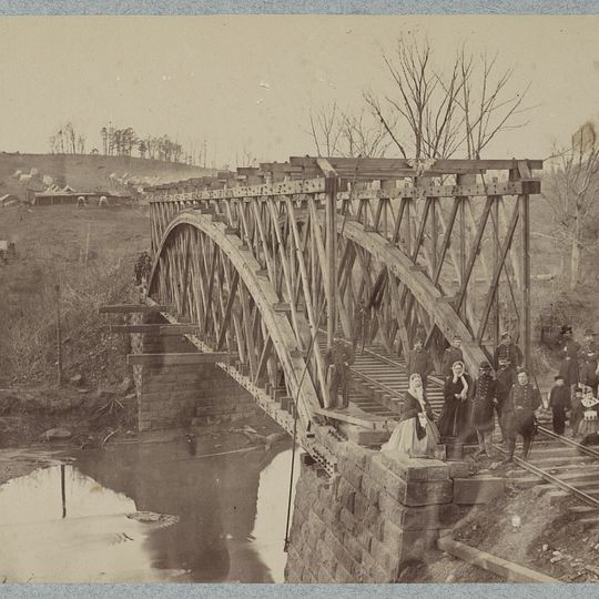 Orange and Alexandria Railroad Bridge Piers
