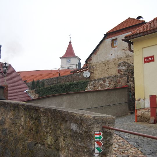 Kříž v Horažďovicích v Nábřežní ulici