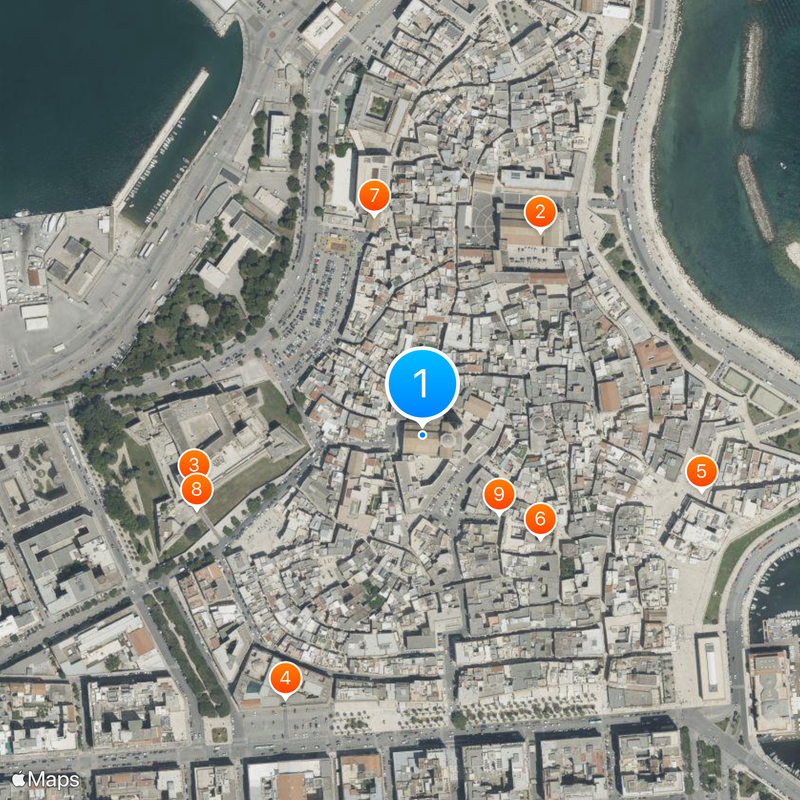 Cattedrale di San Sabino Mappa