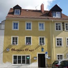 Goldener Engel; Gasthaus mit Anbauten Hugo-Keller-Straße 1