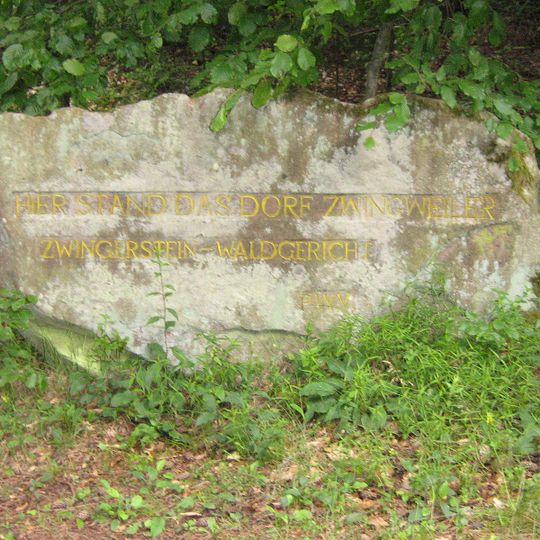 Ritterstein 288 "Zwingerstein–Waldgericht"