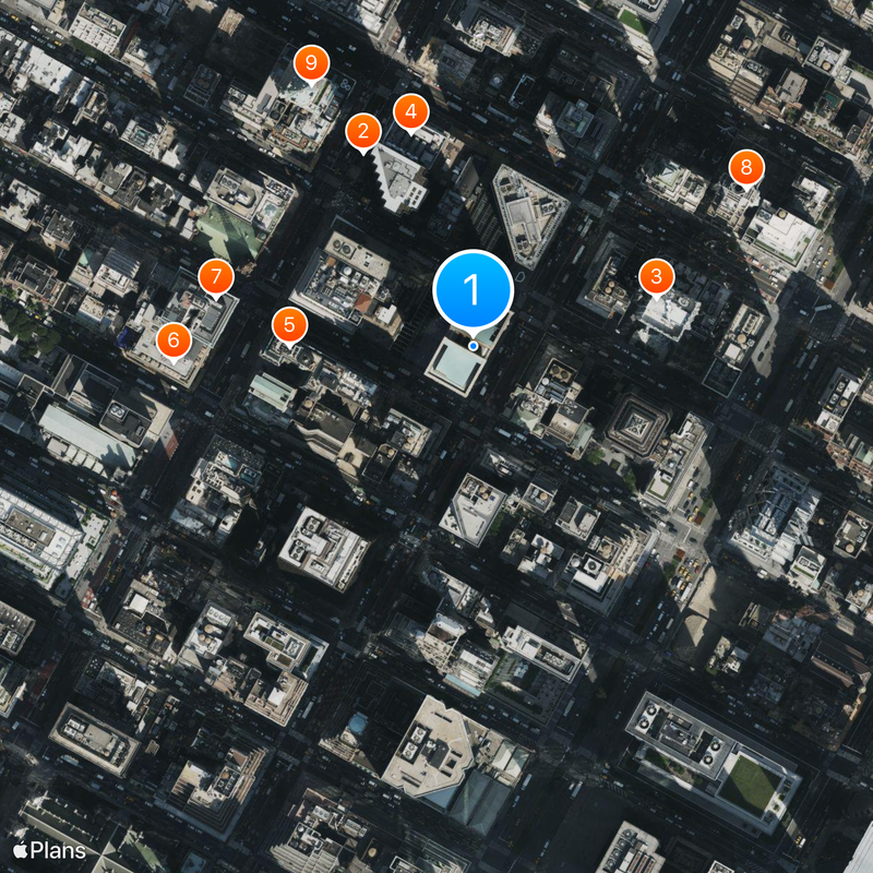 550 Madison Avenue Map