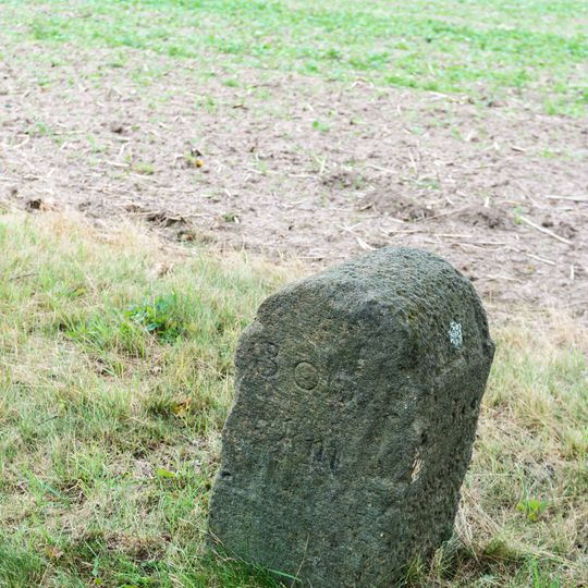 Kilometerstein Wurzener Straße