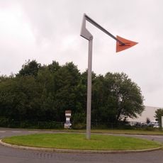 Sich mit dem Wind drehender Pfeil