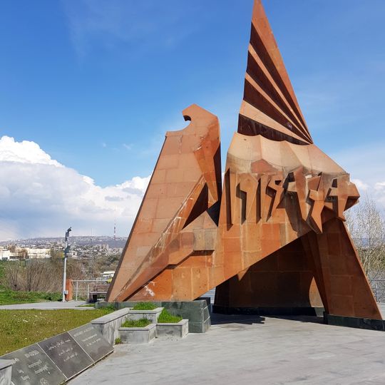 Monument dedicated to the Armenian-Arab friendship