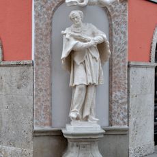 Figur des hl. Johannes Nepomuk beim Eheschmiedhaus