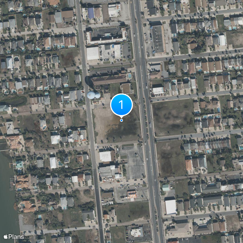 South Padre Island Mapa