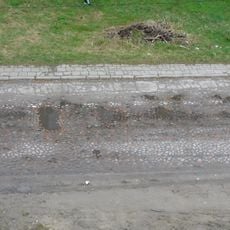 Historyczna nawierzchnia ulicy Parafialnej