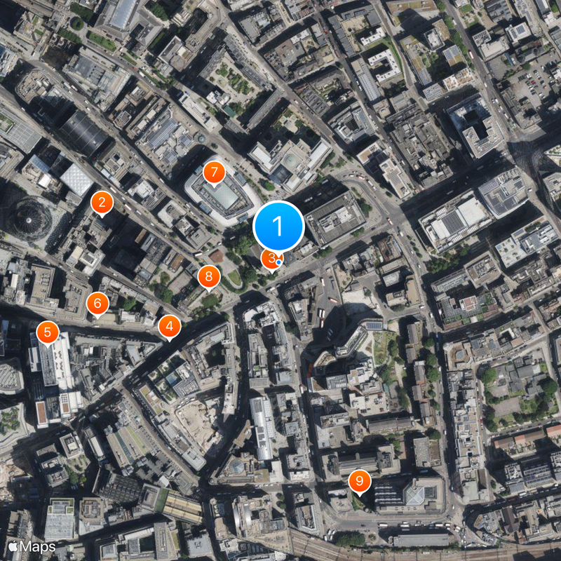 Aldgate tube station Map
