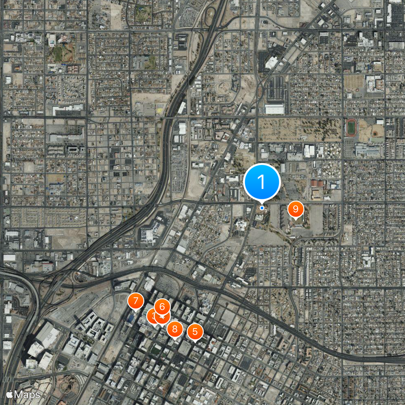 Old Las Vegas Mormon Fort Mapa