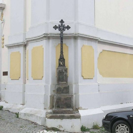 Kříž u kostela svatého Jakuba v Litoměřicích