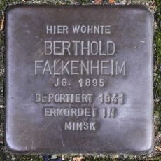 Stolperstein dedicated to Berthold Falkenheim