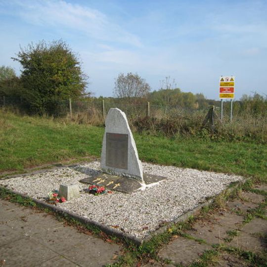 RAF Fauld Explosion Memorial at the Fauld Crater
