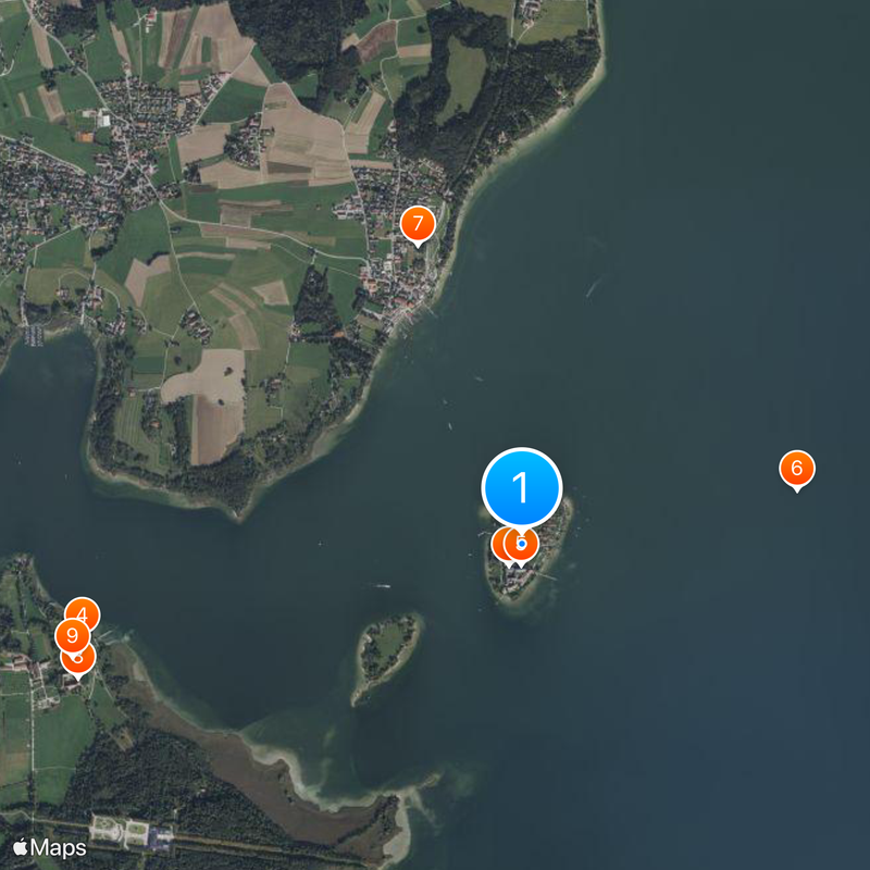 Frauenchiemsee Map