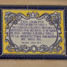 Placa a la Casa de La Coracha
