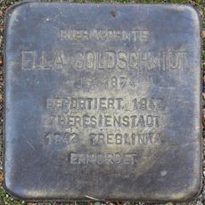 Stolperstein en memoria de Ella Goldschmidt