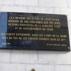 Commemorative plaque