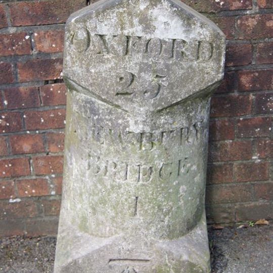 Milestone Approximately 30 Metres To South Of Donnington Hospital