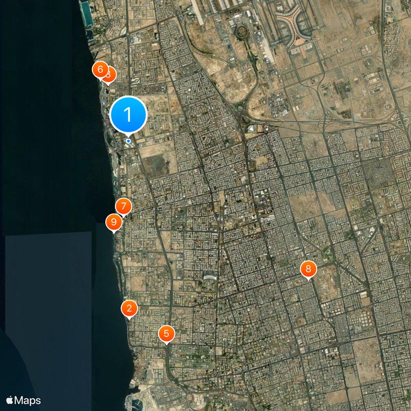 Red Sea Mall Map