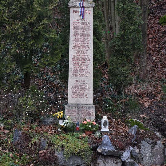Památník obětem první světové války v Klášterci nad Orlicí