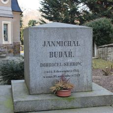 Denkmal für Jan Michał Budar in Großpostwitz