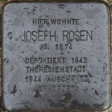 Stolperstein dedicated to Joseph Rosen