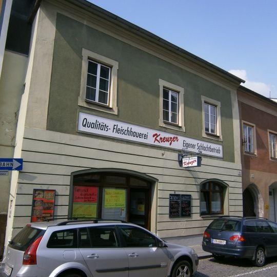 Bürgerhaus, Schlachthof und Teil der inneren Stadtmauer