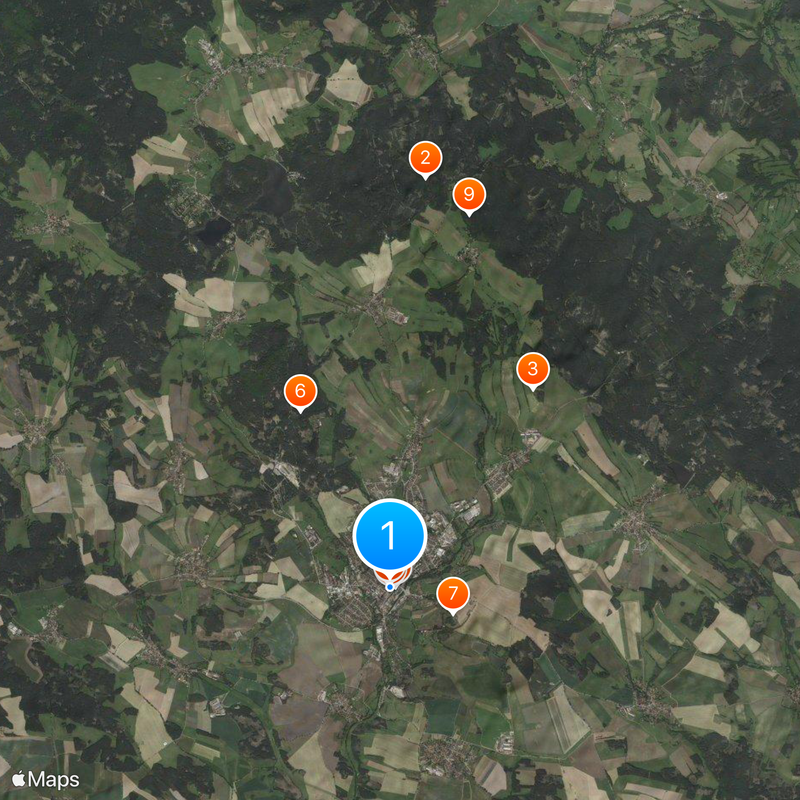 Nové Město na Moravě Map