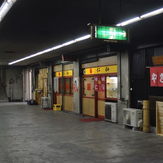 Gamagori Station north entrance underpass