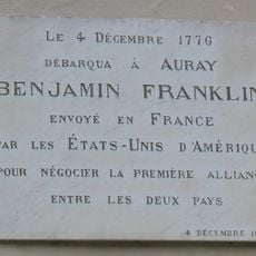 Arrivée de Benjamin Franklin en France