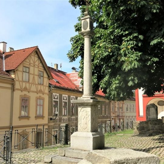 Boží muka v Kostelní ulici v Lokti