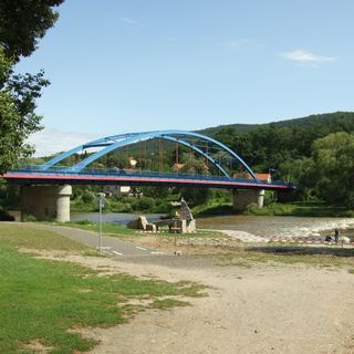 Road bridge in Dobřichovice