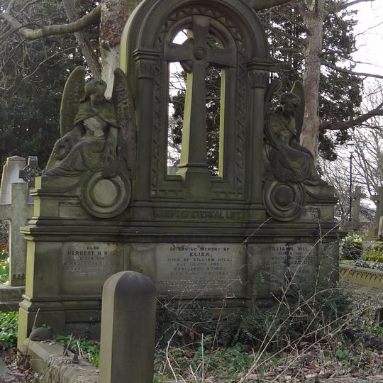 Memorial To Eliza And William Hill Approximately 30 Metres South Of Church Of St John