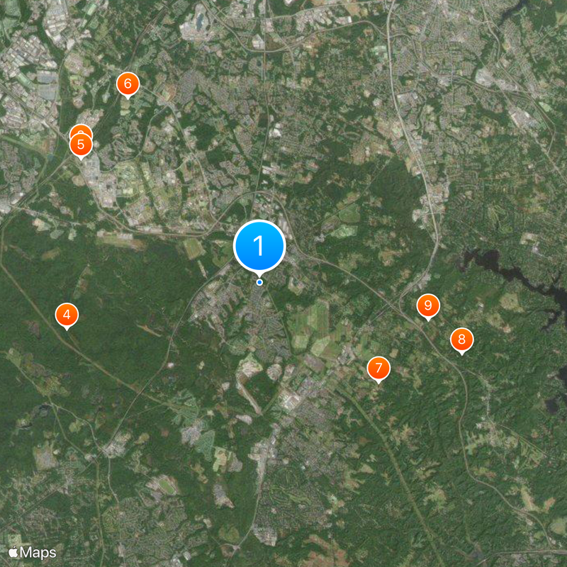 Odenton Map