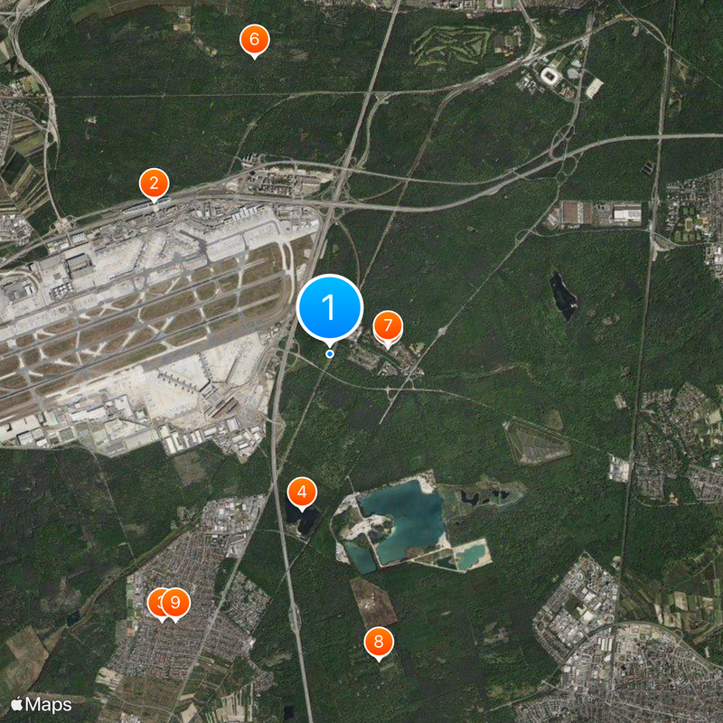 Waldbahn Sprendlingen–Klaraberg Map