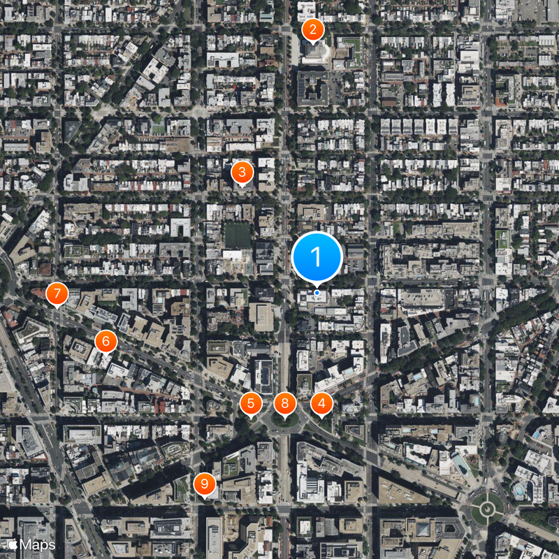 Carnegie Institution for Science Map