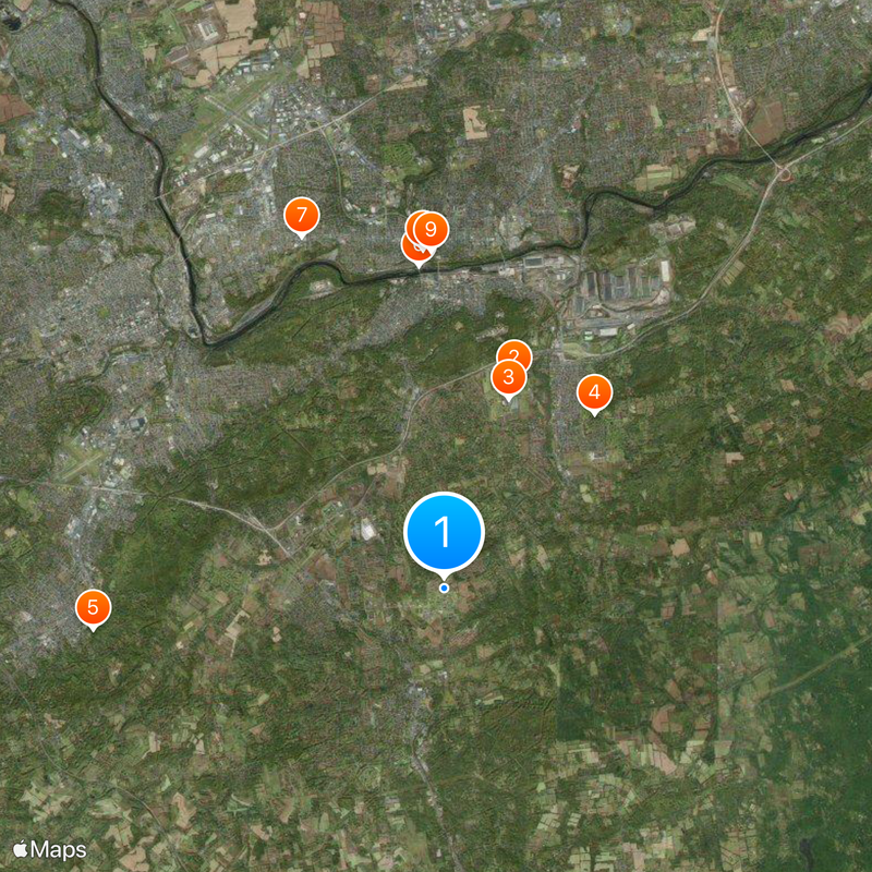DeSales University Map