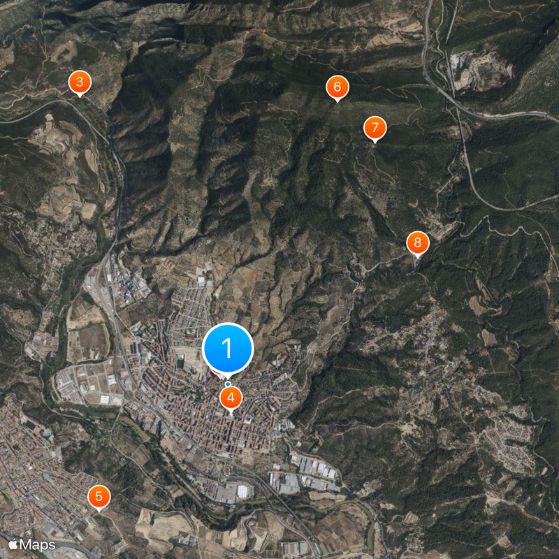 Olesa de Montserrat Mapa