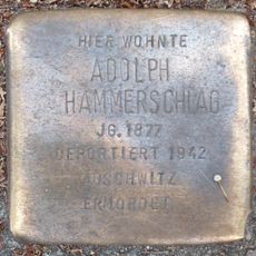 Stolperstein dedicated to Adolph Hammerschlag