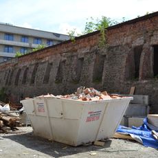 Mestské hradby, múr priekopový