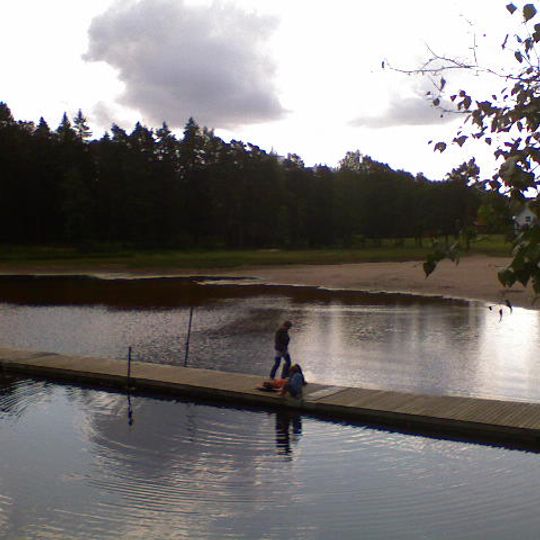 Public beach Övre Rudan