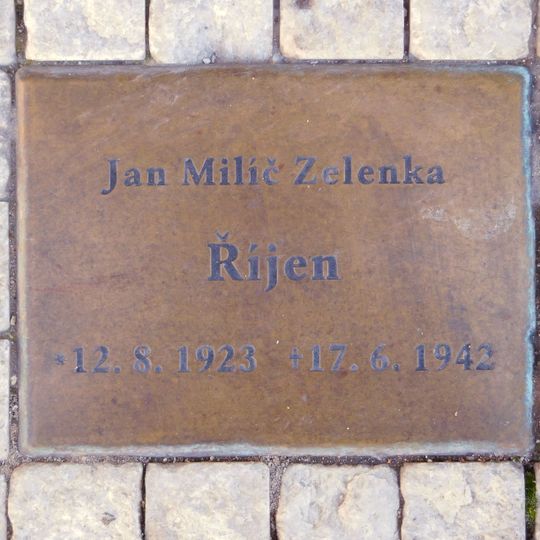 Plaque to Jan Milíč Zelenka