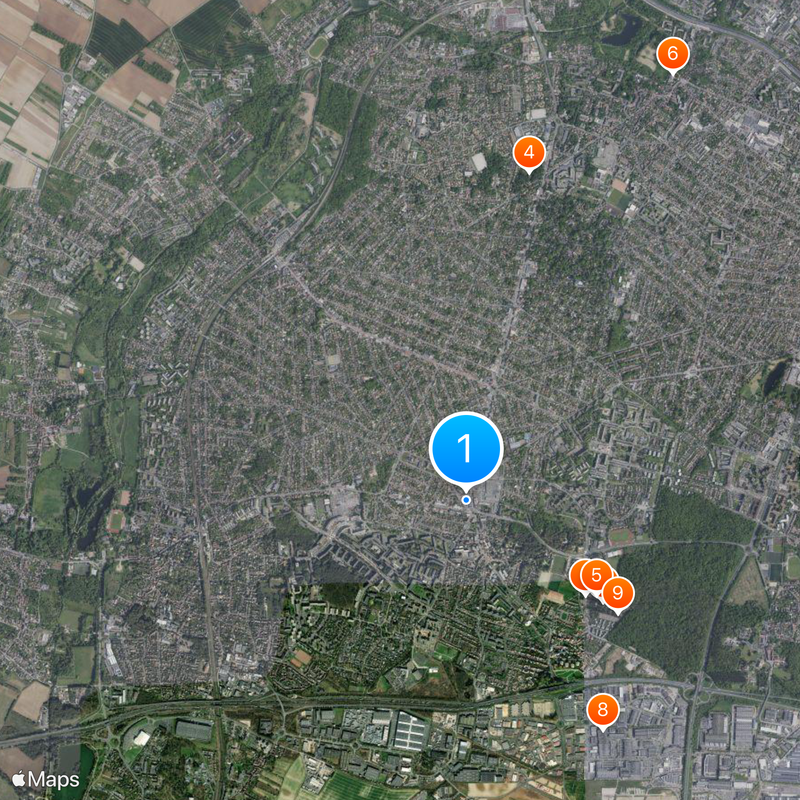 Sainte-Geneviève-des-Bois Mappa